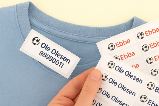 NAVNELAPPER - selvklebende (120 per sett)