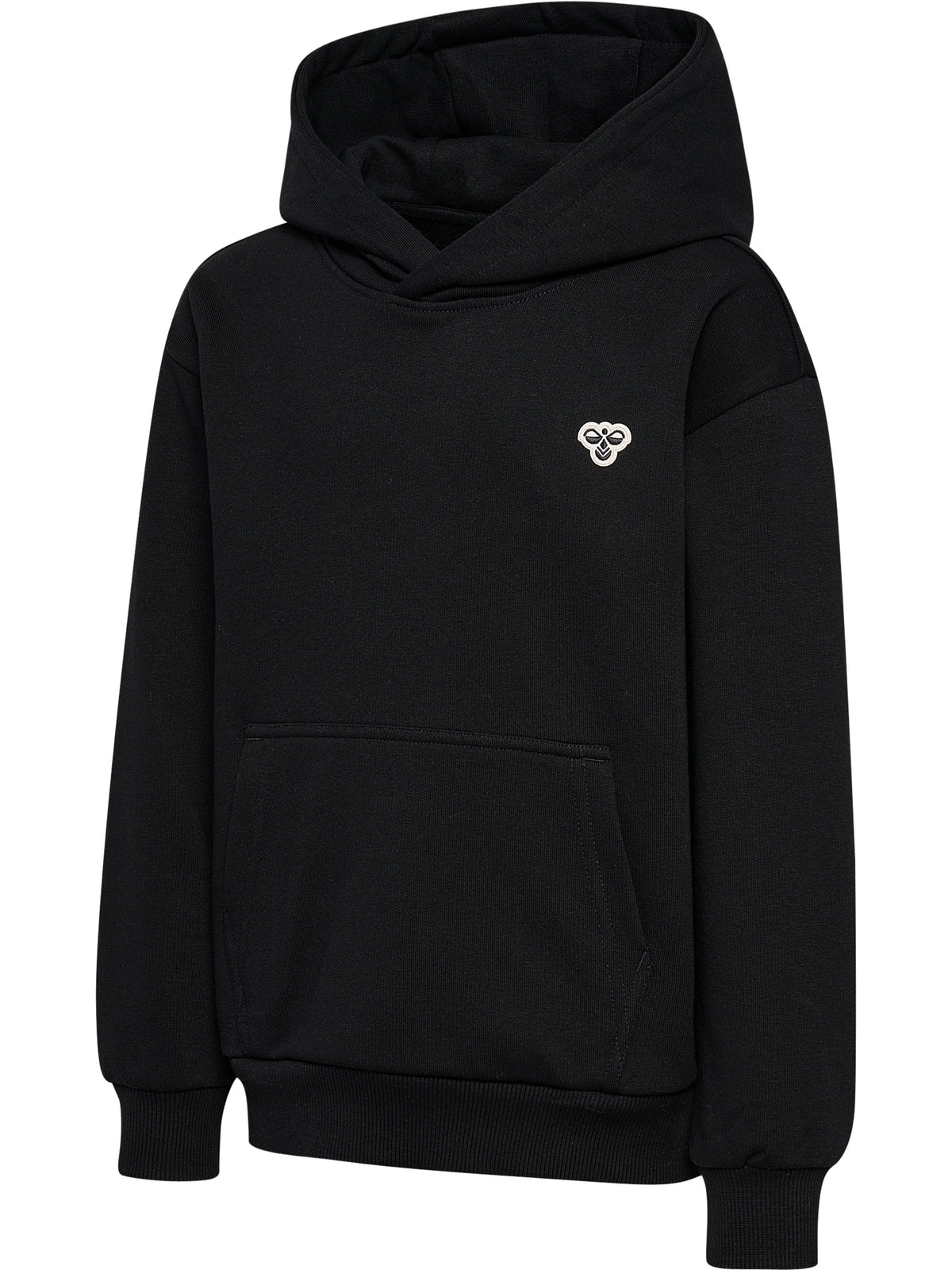 hmlJR LOOSE HOODIE BEE – BLACK