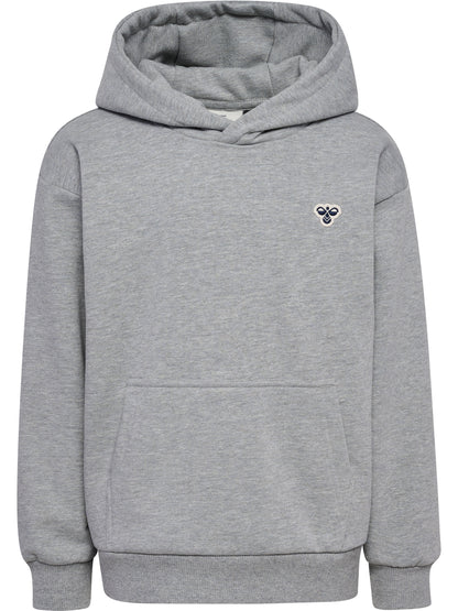hmlJR LOOSE HOODIE BEE – GREY MELANGE