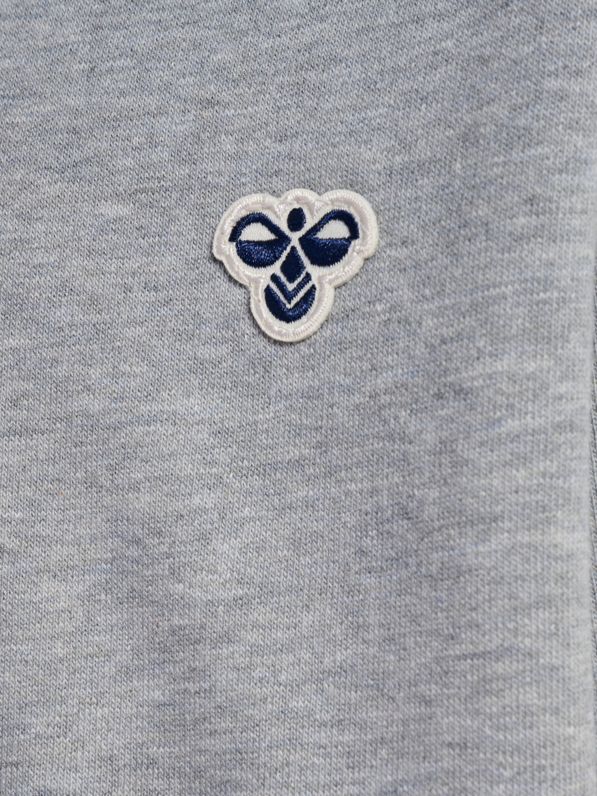 hmlJR LOOSE HOODIE BEE – GREY MELANGE
