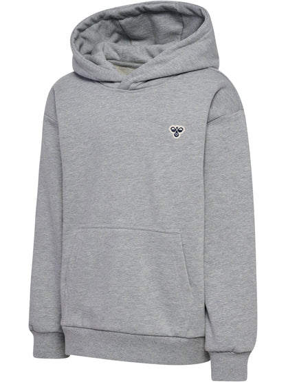 hmlJR LOOSE HOODIE BEE – GREY MELANGE