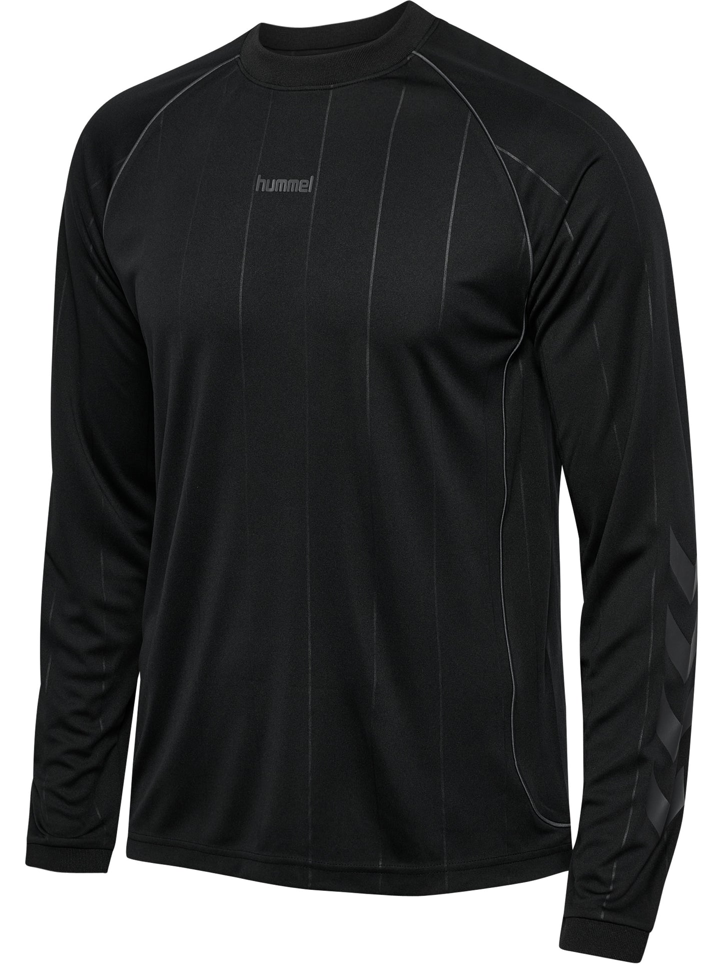 hmlPITCH T-SHIRT L/S – BLACK