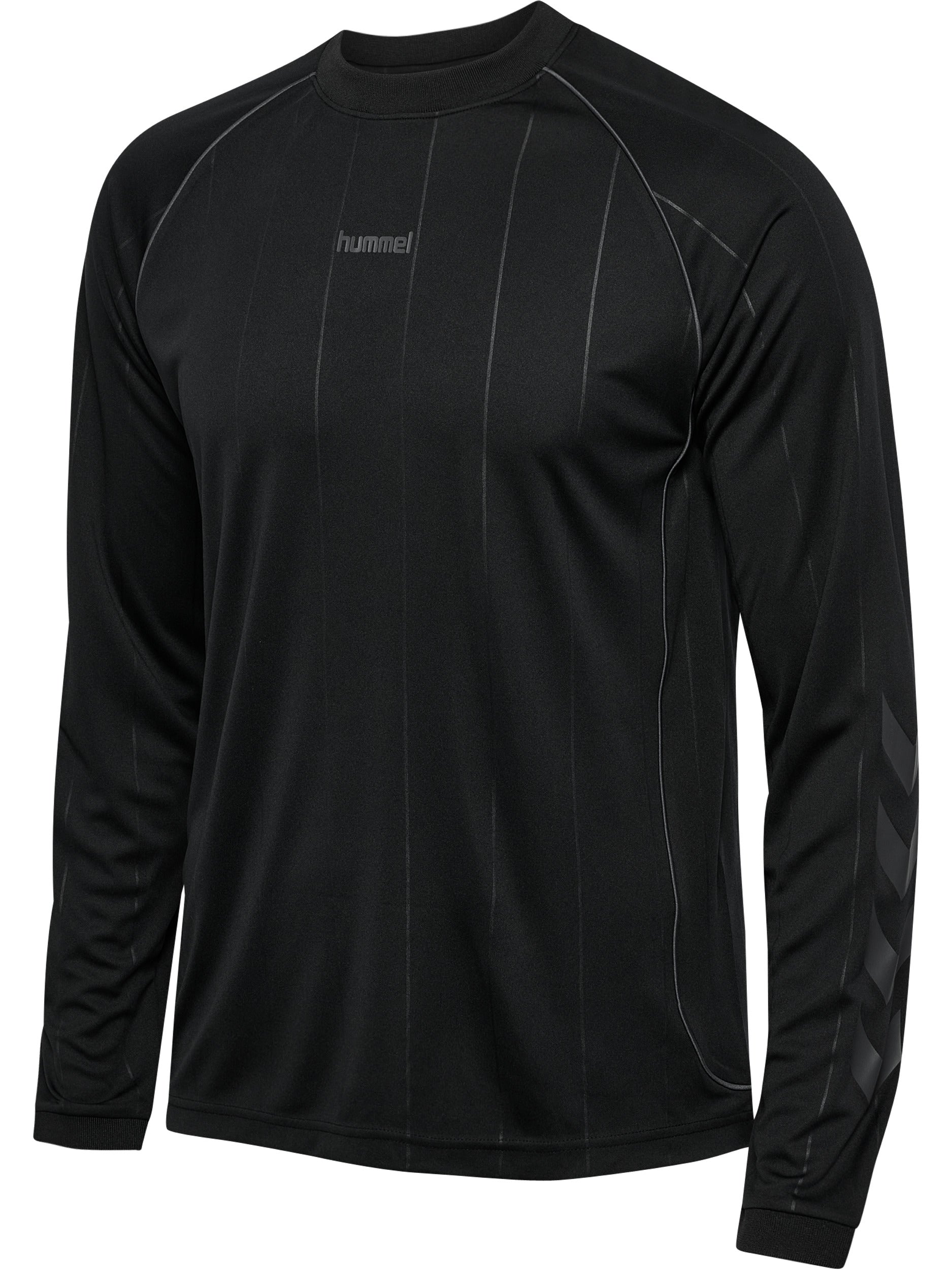hmlPITCH T-SHIRT L/S – BLACK