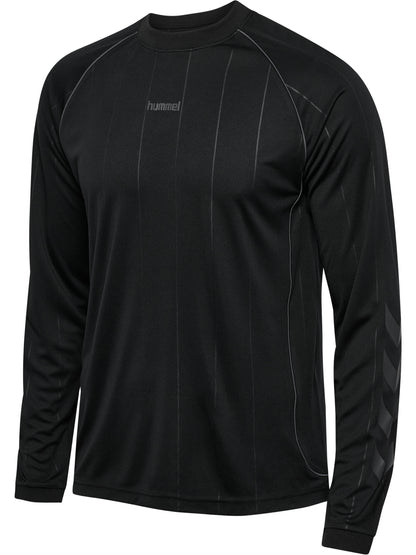 hmlPITCH T-SHIRT L/S – BLACK