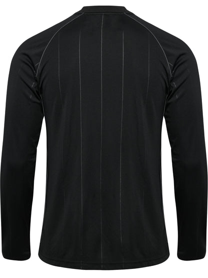 hmlPITCH T-SHIRT L/S – BLACK