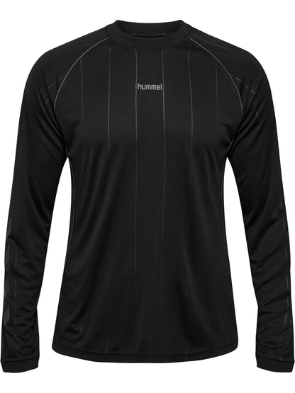 hmlPITCH T-SHIRT L/S – BLACK