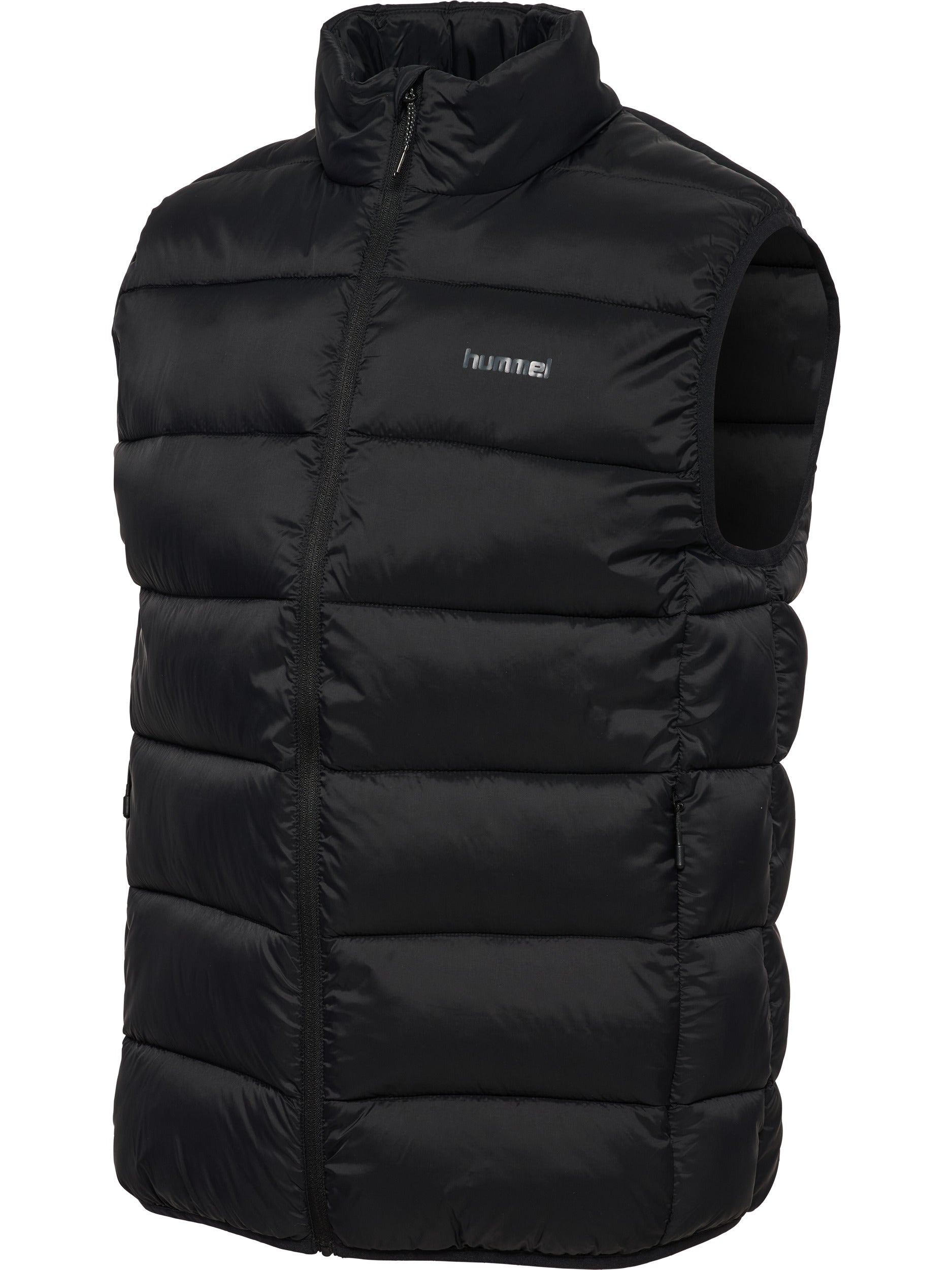 hmlLIGHTWEIGHT PUFFER VEST – BLACK