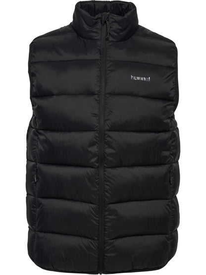 hmlLIGHTWEIGHT PUFFER VEST – BLACK