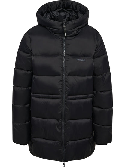 hmlMID LENGHT W PUFFER JACKET – BLACK