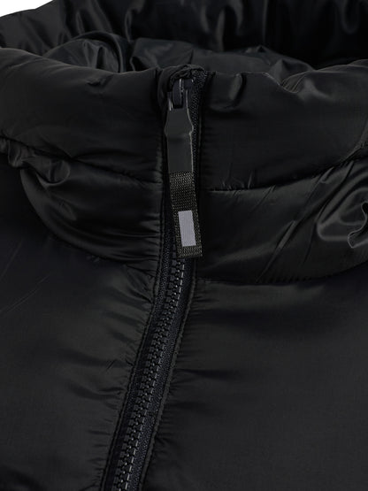 hmlMID LENGHT W PUFFER JACKET – BLACK