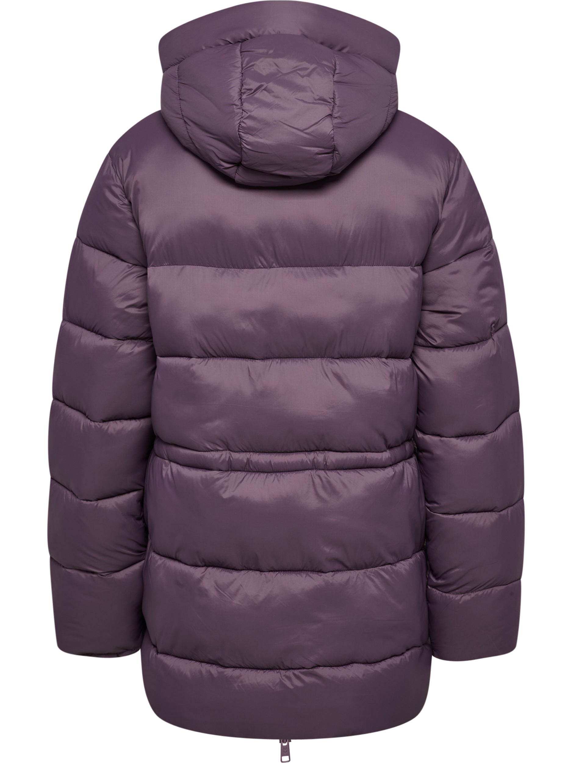 hmlMID LENGHT W PUFFER JACKET – BLACK PLUM
