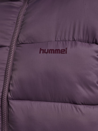 hmlMID LENGHT W PUFFER JACKET – BLACK PLUM