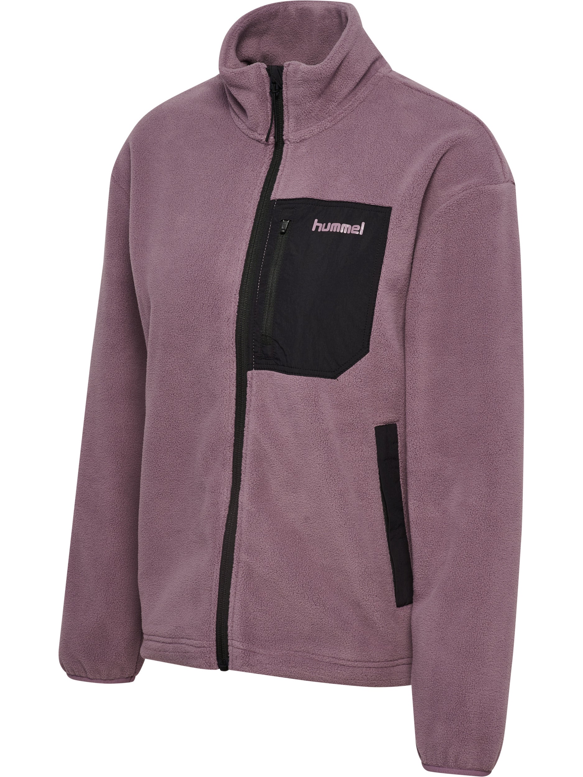 hmlPOLAR FLEECE WOMEN JACKET – BLACK PLUM