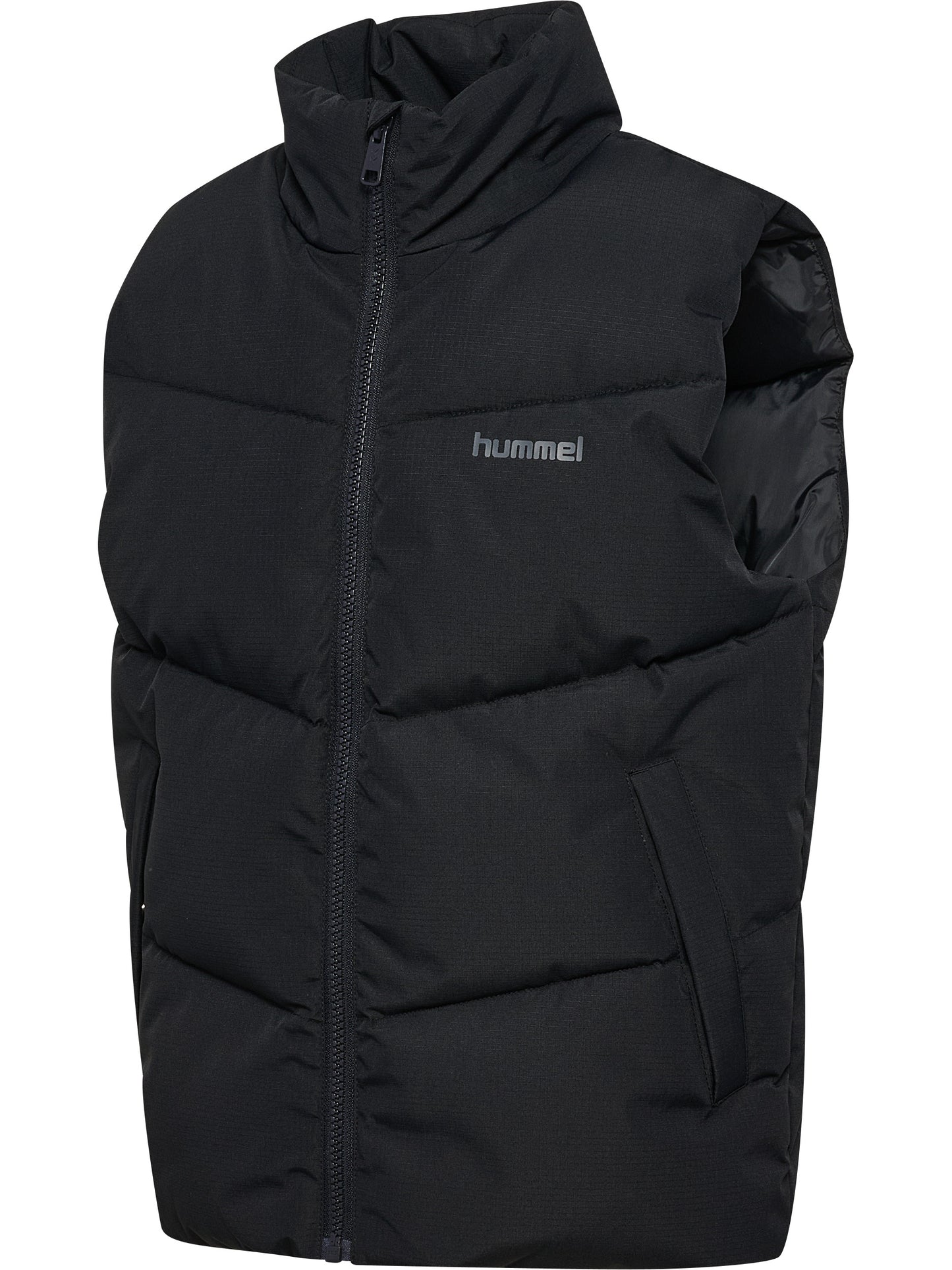 hmlJR PUFFER VEST – BLACK