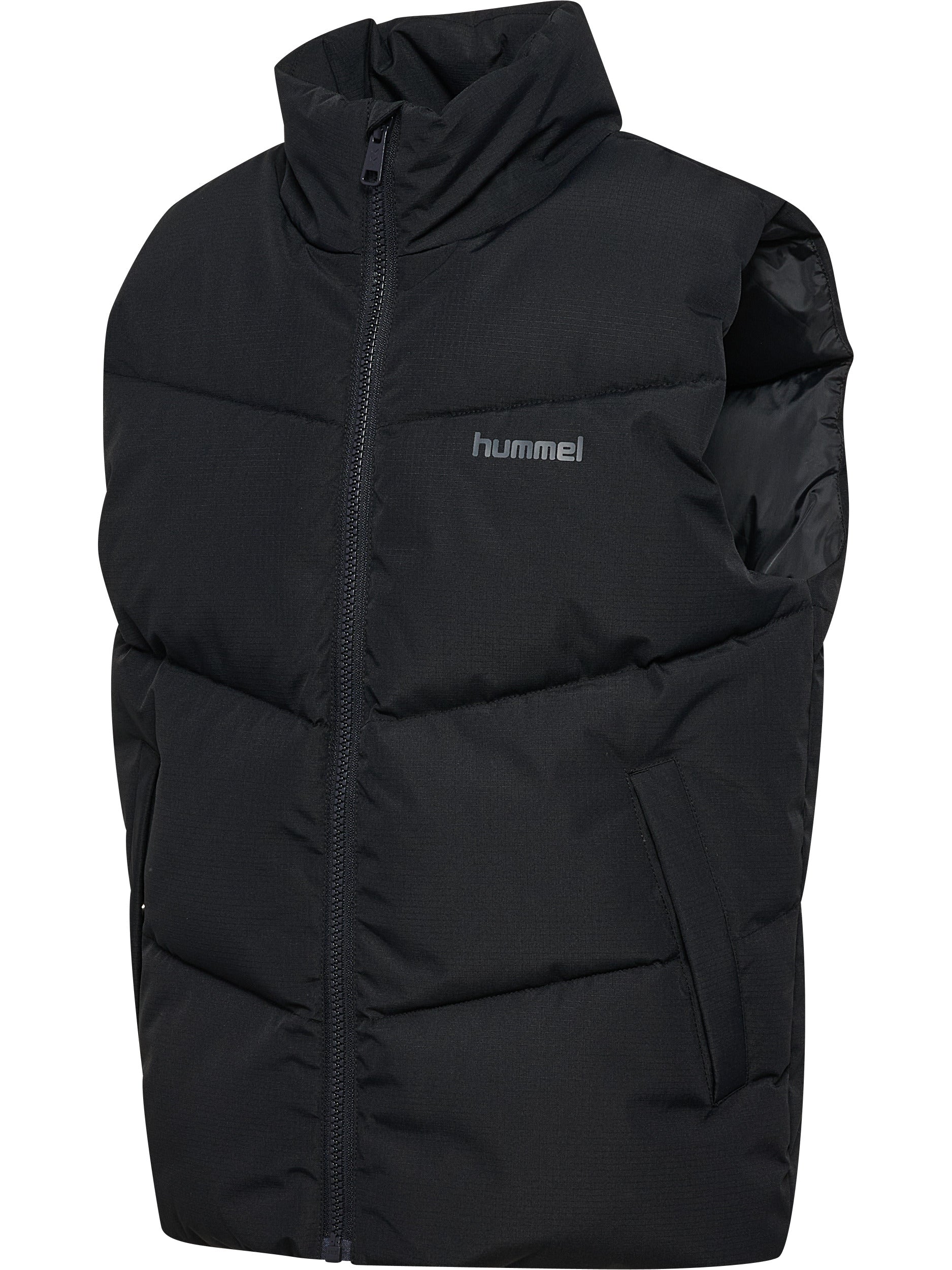 hmlJR PUFFER VEST – BLACK