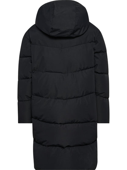 hmlJR PUFFER LONG JACKET – BLACK