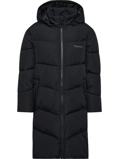 hmlJR PUFFER LONG JACKET – BLACK