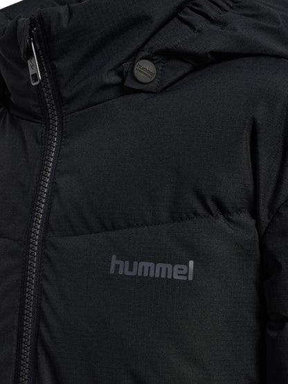 hmlJR PUFFER LONG JACKET – BLACK