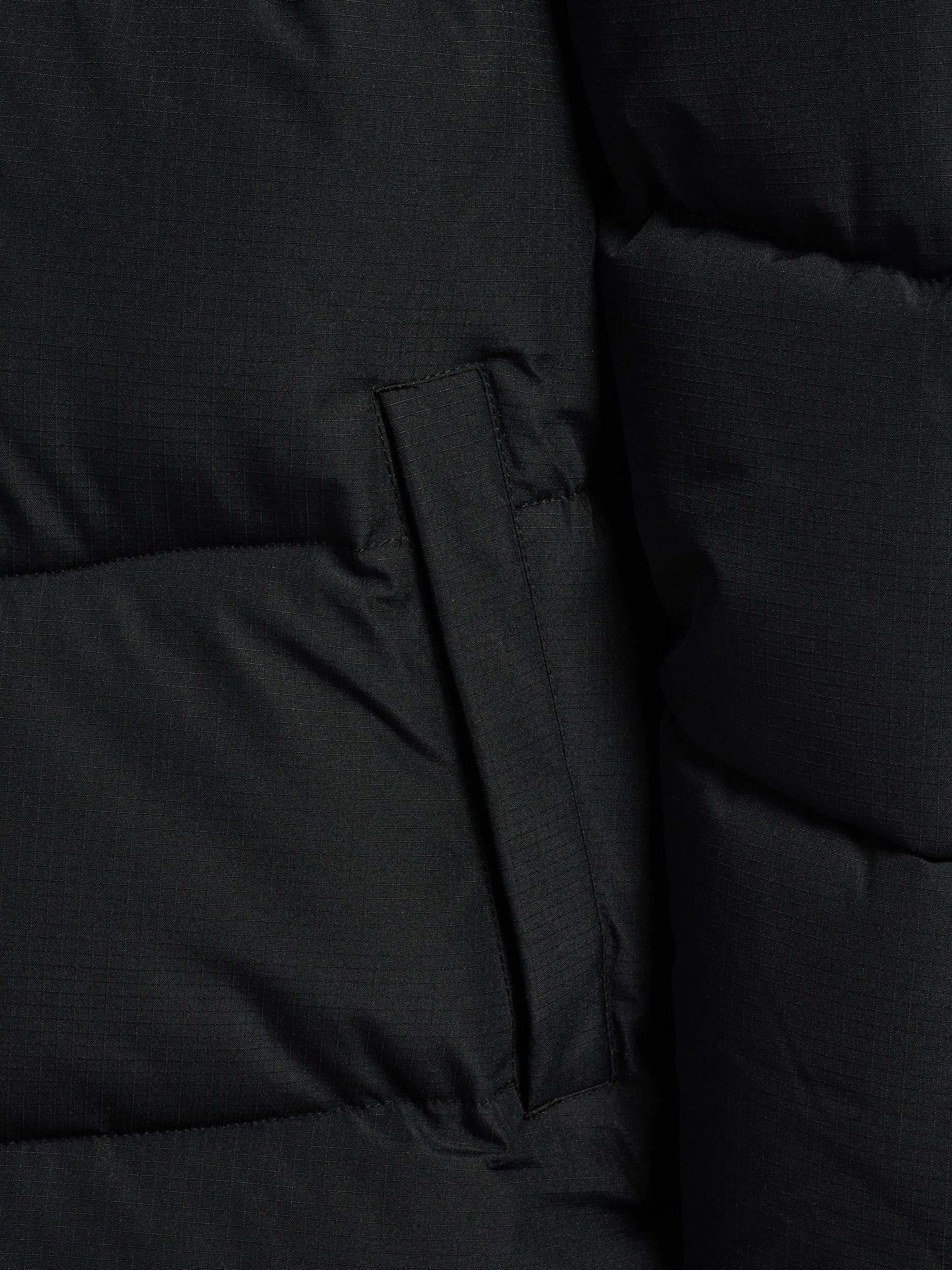 hmlJR PUFFER LONG JACKET – BLACK