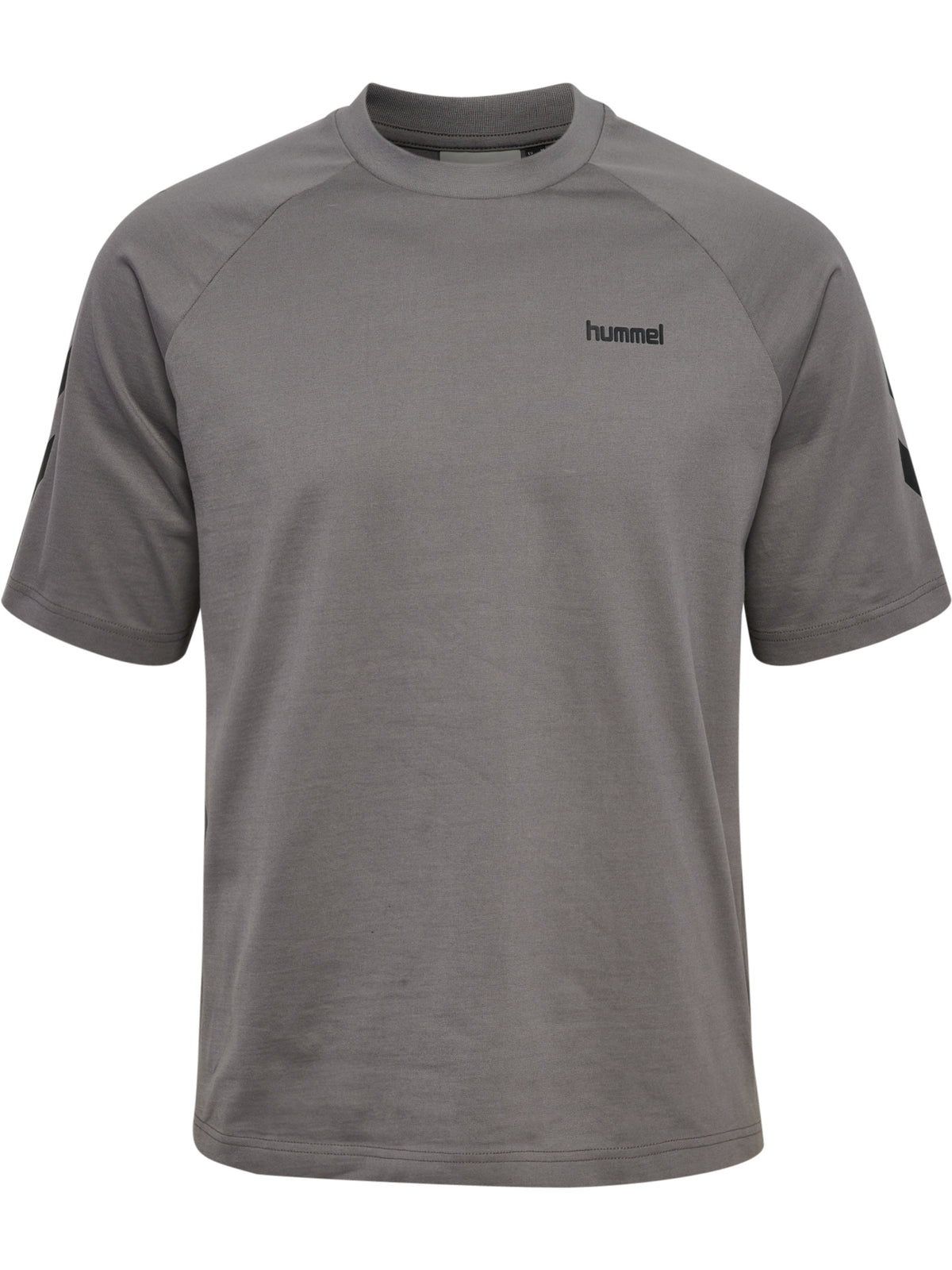 hmlKEEPER CHEVRON T-SHIRT S/S – CHARCOAL GRAY
