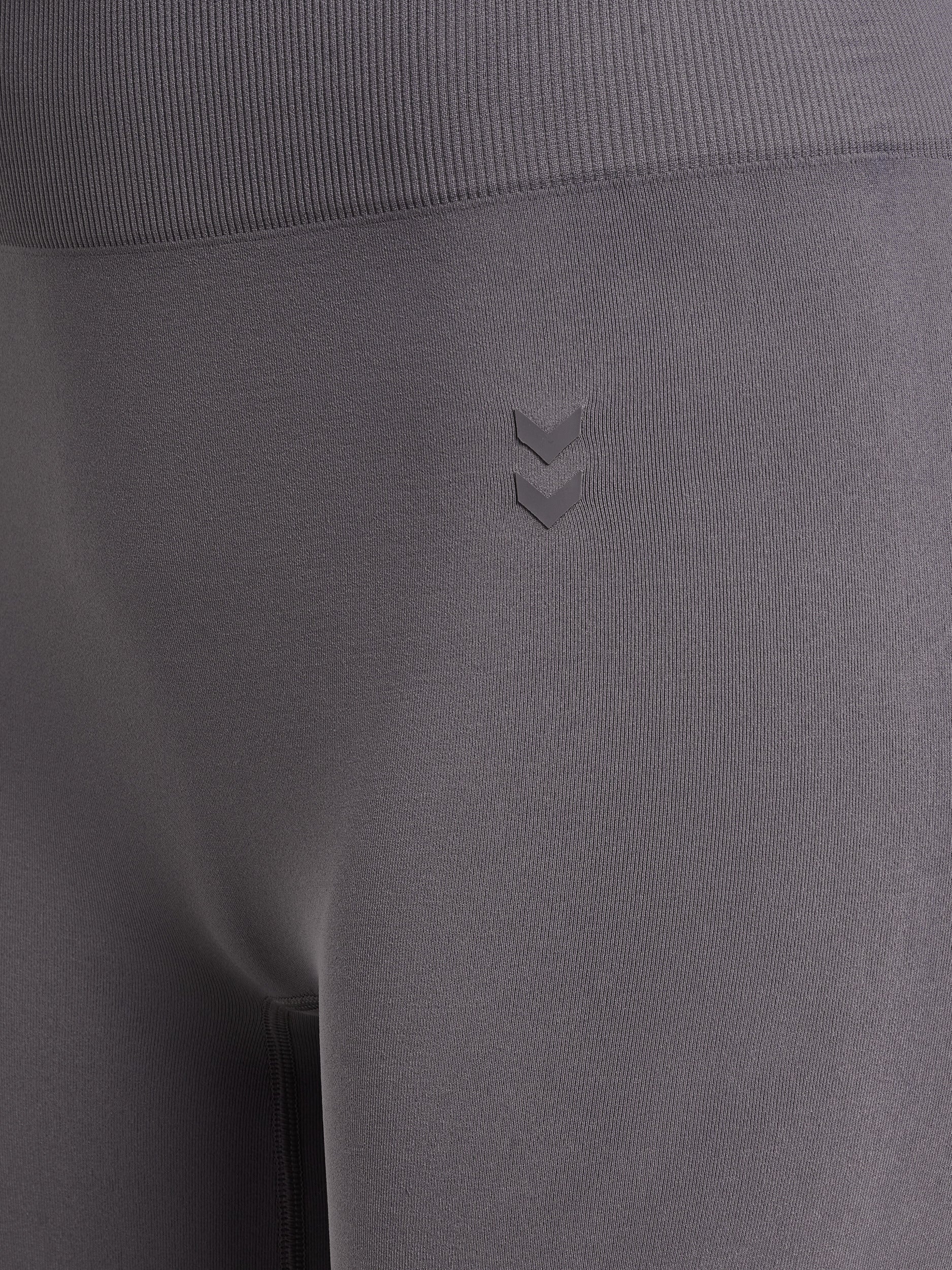 hmlFLOW SHORT TIGHTS – DARK GULL GRAY