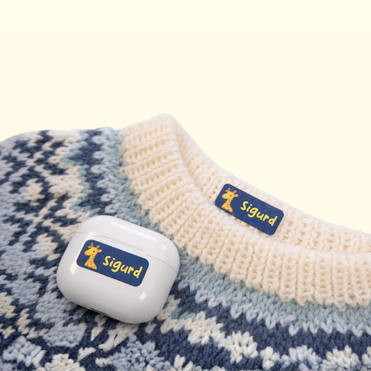 NAVNELAPPER - selvklebende (120 per sett)