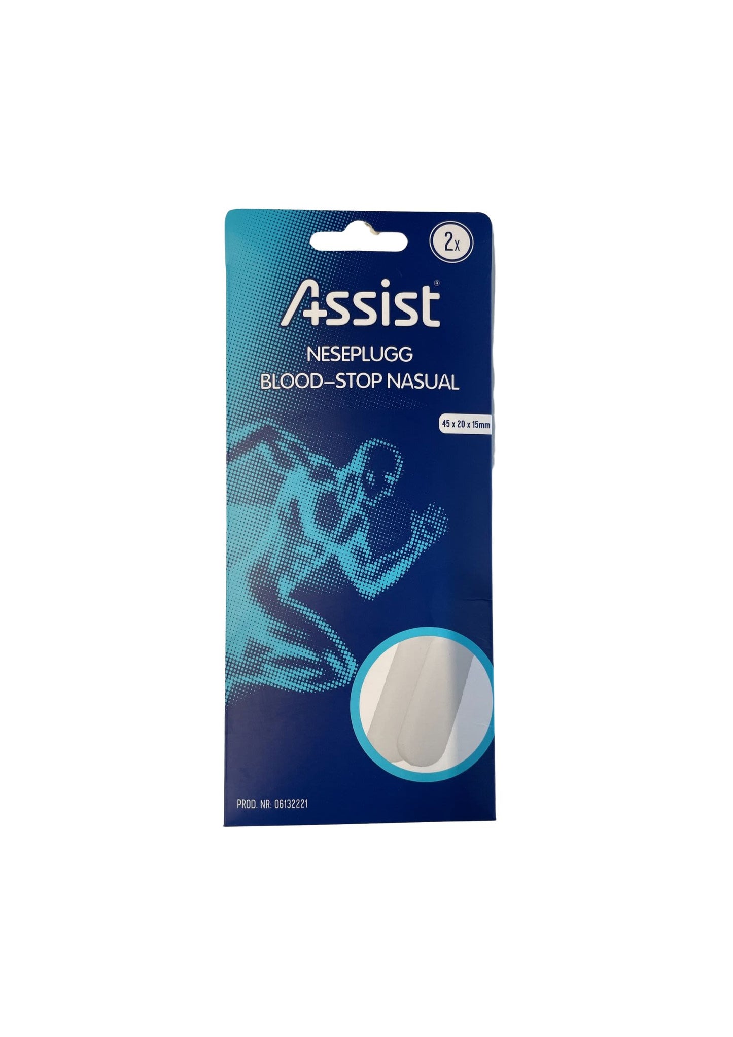 ASSIST NÄSKLÄPPAR (2 PK)